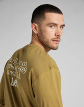 Lee LS Logo Loose Tee Męska Koszulka Z Długim Rękawem L69AFQ85 112321850